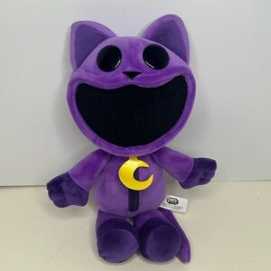 Poppy Playtime Catnap 14" Purple Plush Cat Doll Smiling Critters 2024 Official